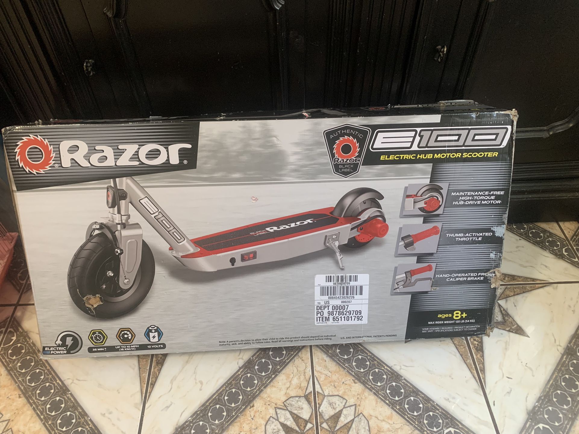 ELECTRIC HUB MOTOR SCOOTER RAZOR