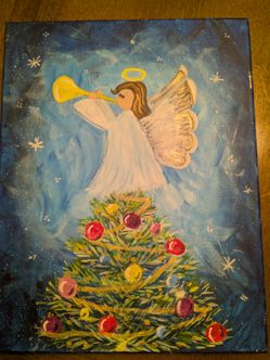 Hand painted acrylic pictures