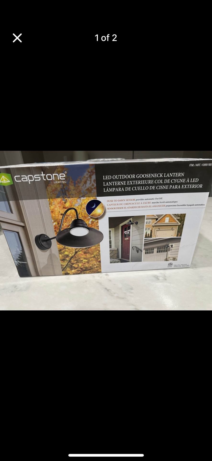 Capstone Outdoor Lights (5, Brand New)