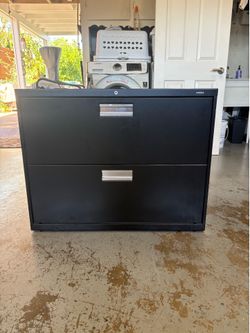 Filet Cabinet 2- Drawer Hon With Keys  FREE