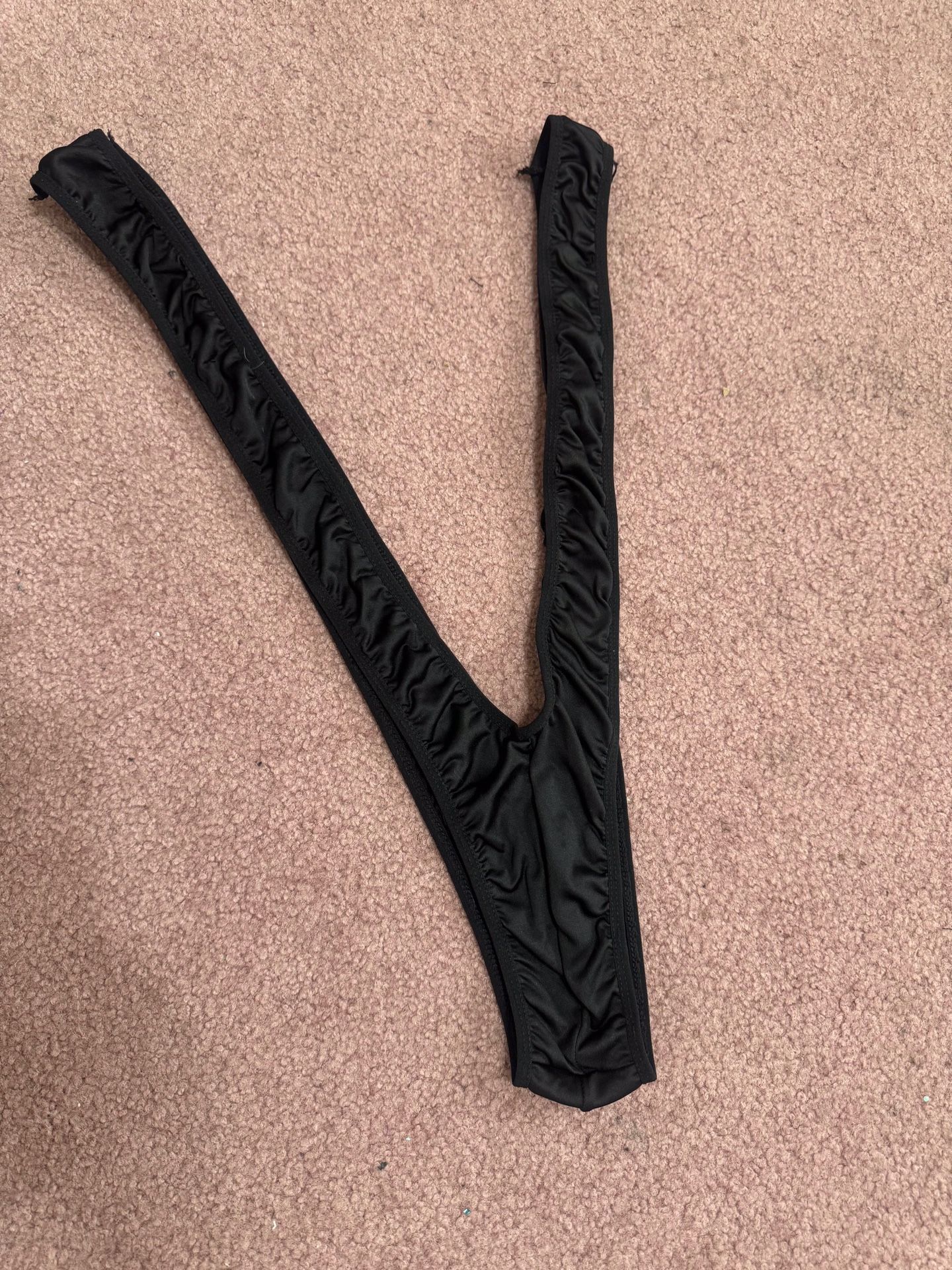 New One Size Black Sling Shot Bodysuit Swimsuit Lingerie
