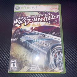 Need for Speed Most Wanted Xbox 360 Damaged Cover Art