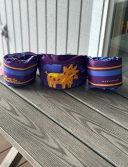 Puddle Jumper Fabric Kids Flotation Swim Vest with Armbands 