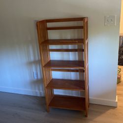 Wooden Folding Shelf