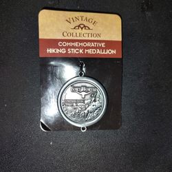 Vintage Collection Hiking Stick Medallion Fort Worth