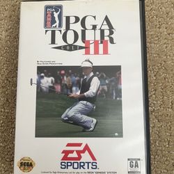 PGA Tour Golf 3, Sega Genesis, Great Condition, Tested