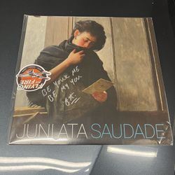 Juniors Saudade Vinyl  Record Autographed Brand New 
