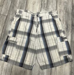 Wrangler Authentic Issue Plaid Cargo Shorts