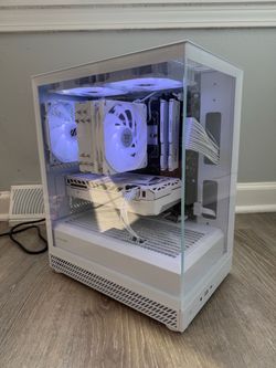 WHITE Powerful RTX 3060 Ti Gaming PC | Ryzen 5 5500 | 32GB RAM |  NVMe SSD