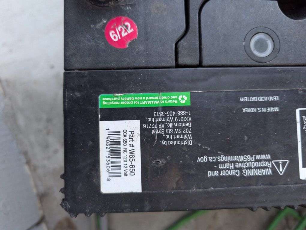 Car Battery W65-650