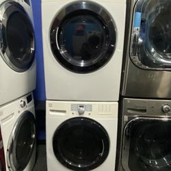 SET WASHER AND DRYER FRONT LOAD WHITE KENMORE 