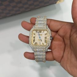 Buss Down Two Tone Gold Cartier