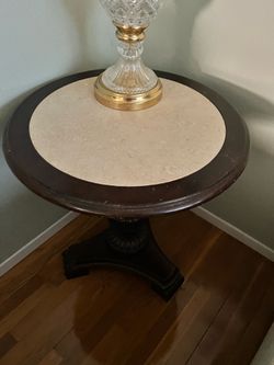Vintage Italian Regency style pedestal tables