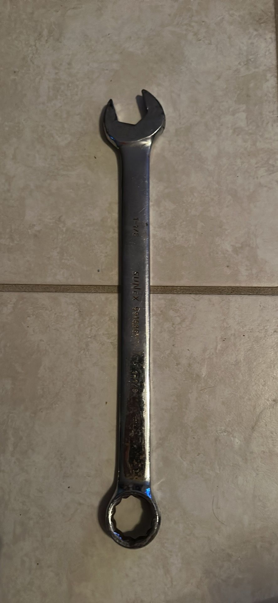 Wrench 1-1/8" FULL POLISHED COMBINATION WRENCH