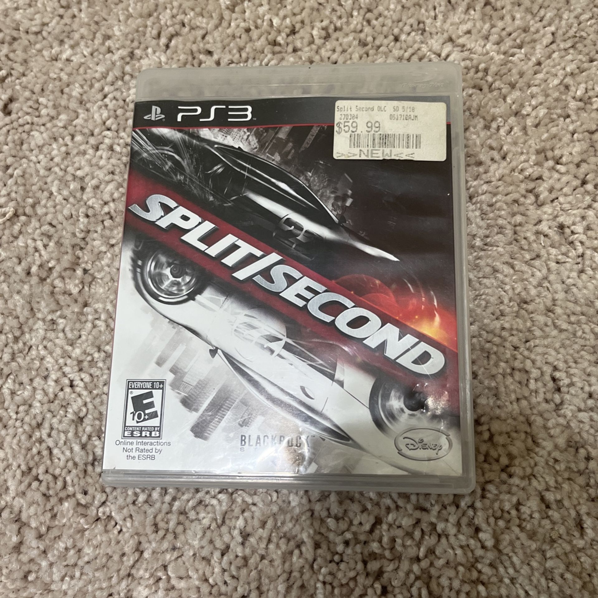 Split Second PS3 Game