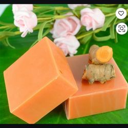 Handmade Tumeric Soap With Natural Ingredients 