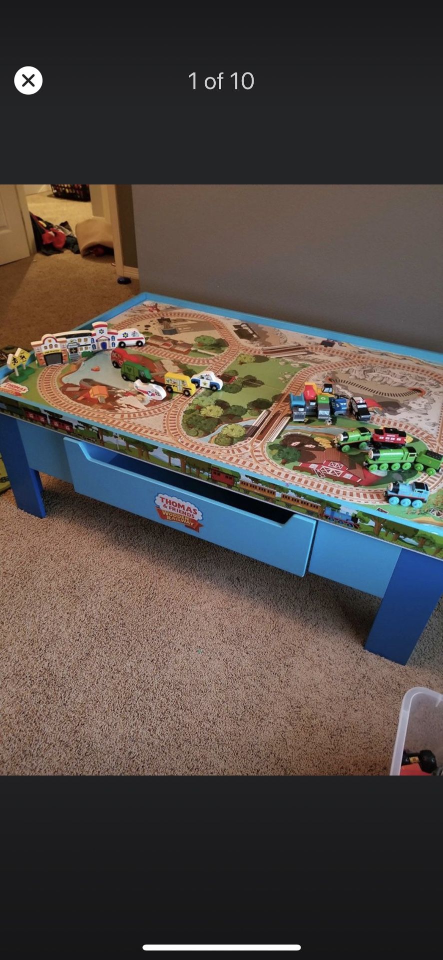 Thomas the train activity table set & with free cars great kids toy