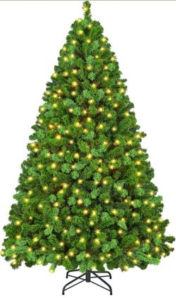 6ft Prelit Artificial Christmas Tree
Flocked Prelighted Full Xmas Tree