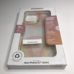 Incipio Design Series Case for iPhone 12 Pro Max and iPhone 13 Pro Max Rainbow