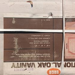 Traditional Oak Vanity 