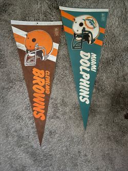 1980’s Football pennants