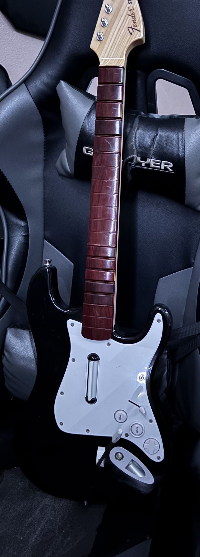 Rock Band Guitar With Rock Band Two Game 