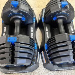 Trades Wanted: NordicTrack Adjustable Dumbbells Speed Weights 55LBS Each