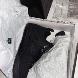 Black Cats Jordan 4s
