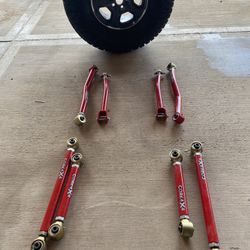 Jeep Gladiator Adjustable Control Arms & Sapre Tire