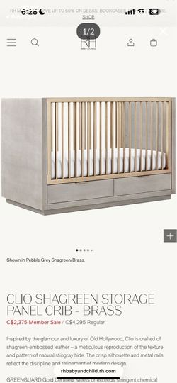 Restoration hardware crib