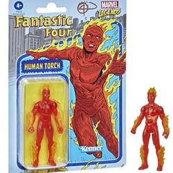 Marvel Legends Retro Collections Human Torch By Kenner