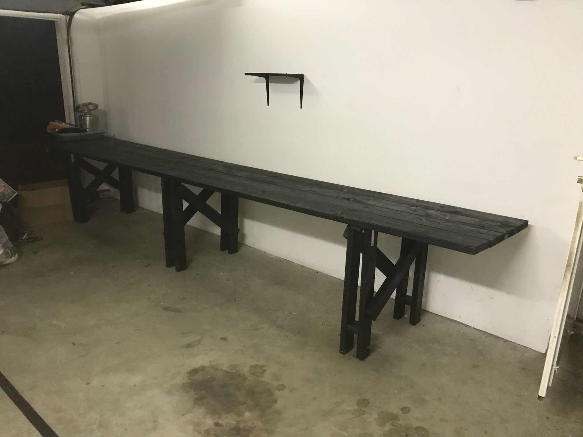 Wood work bench (ebony)