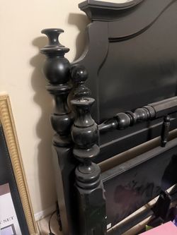 King/cal King bedframe.