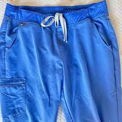 Figs, Petite, Women’s Size L, Ceil Blue, Joggers 