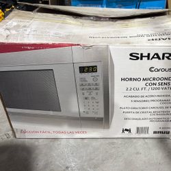 Sharp Stainless Steel 2.2 Cu Ft 1200 Watt Microwave