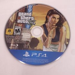 Grand Theft Auto V GTA 5 PS4 Disc Only Tested Authentic Sony PlayStation 