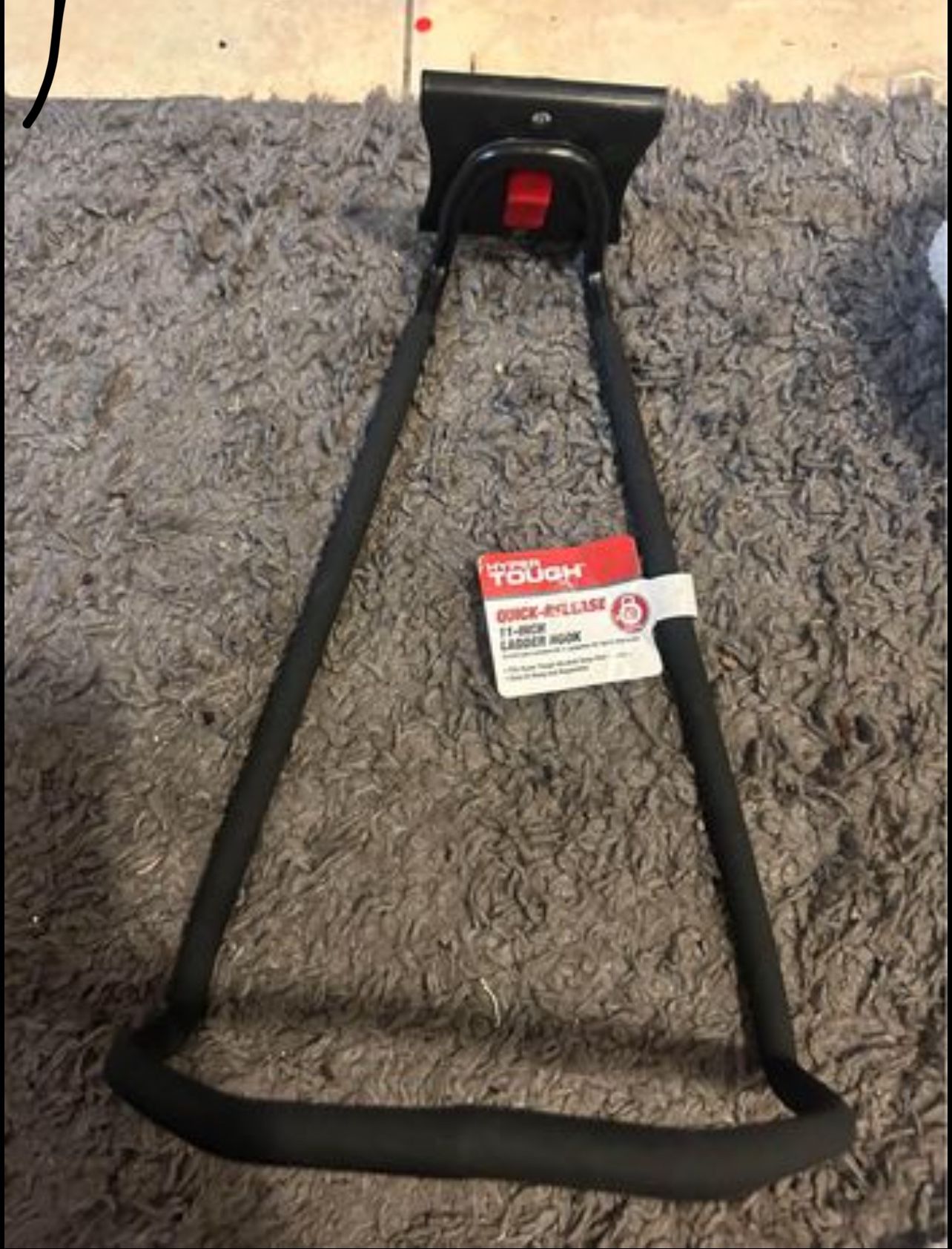 The Hyper Tough Quick-release 11-inch ladder hook (Model 1006)
