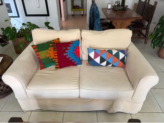 Pottery Barn Cream Sofa