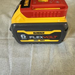Dewalt 6AH Flex Volt 20v/60v Battery 