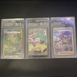 TAG 9 Pokemon Cards Graded For Sale/Trade