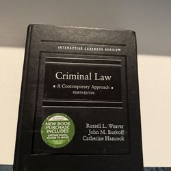 Criminal Law Textbook 