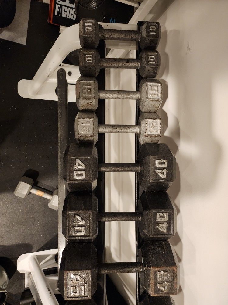 Dumbbells $1 per lbs