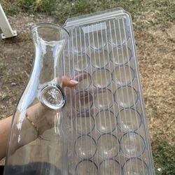 Water jug/egg holder