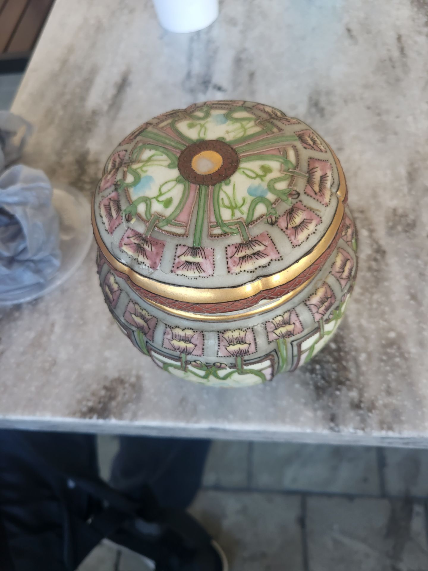 ANTIQUE NIPPON CHINA JAR