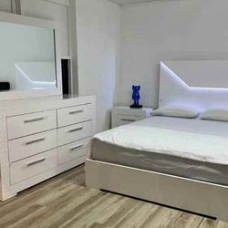 New 4pc Bedroom Set In Box 📦 Buy Now Pay Later $39 Down With Finance No Credit Needed