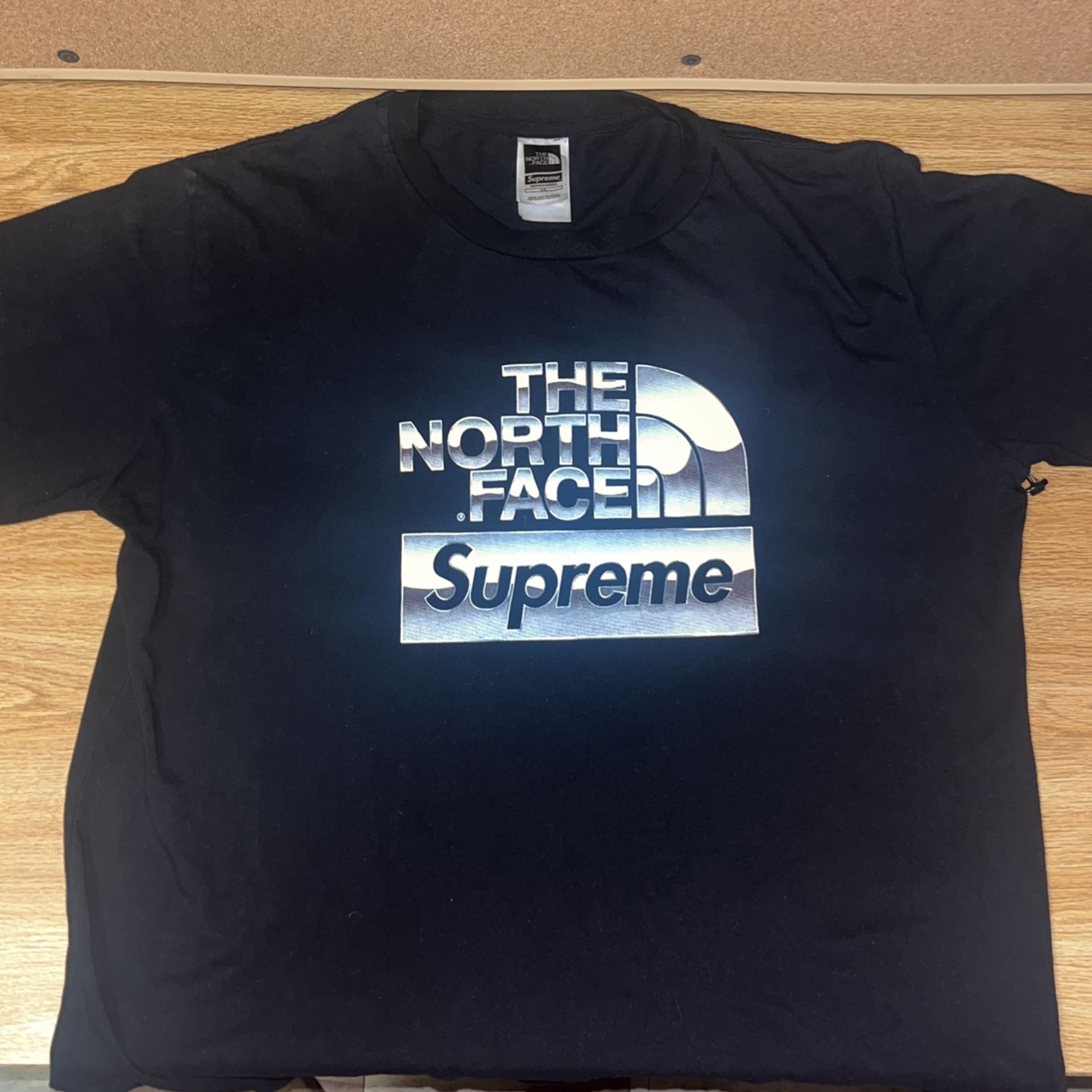 Supreme x north face t-shirt