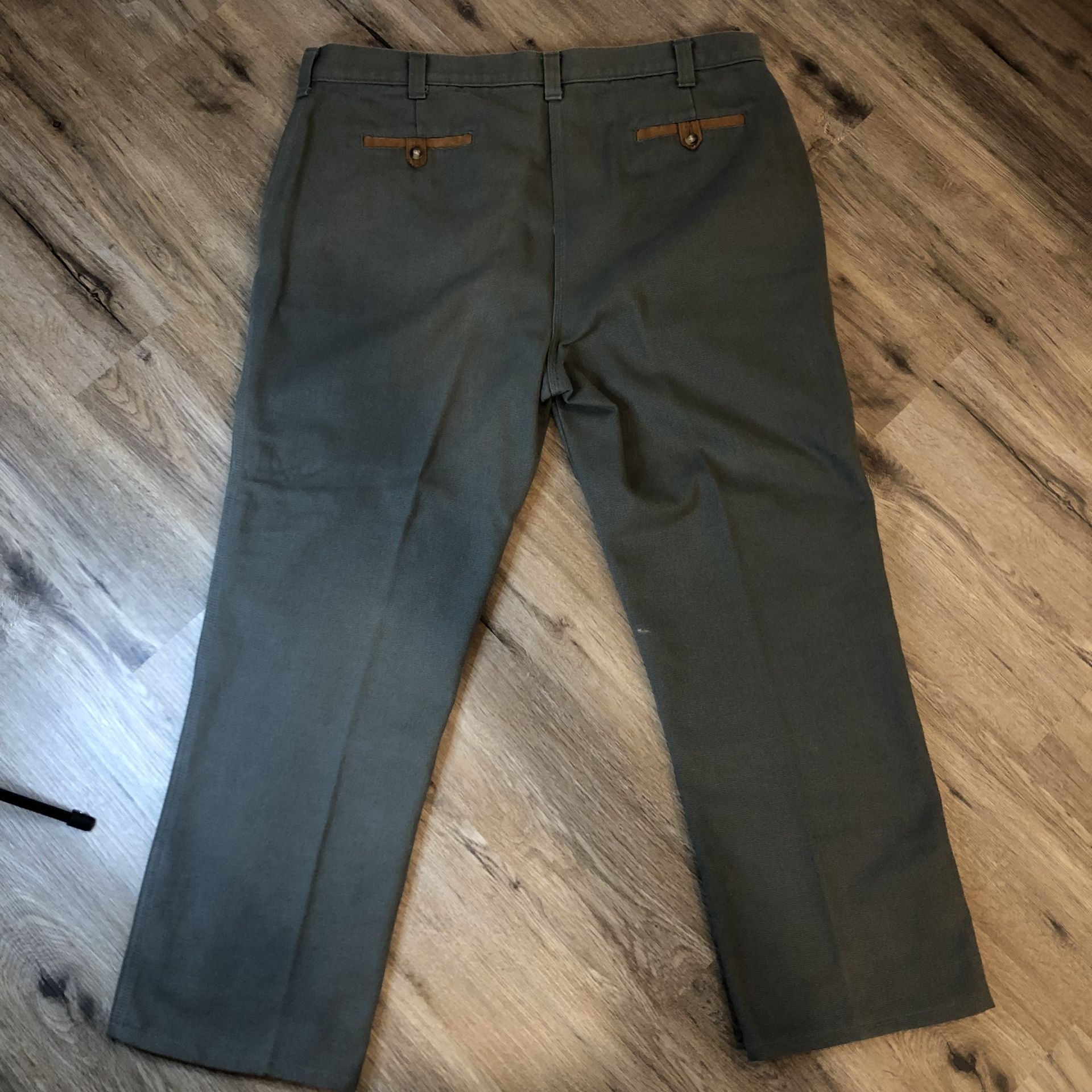 Vintage Mens Orvis Pants Size 44 Green Style 5714P Outdoor Hiking