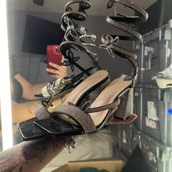 High Heels With Butterflies
