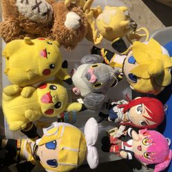Assorted Anime Plush Lot Pokémon Fairytale 