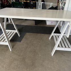 Table / Desk With Trestle Legs